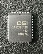 Микросхема памяти CSI CAT28F512N-15 Flash Mem 5V 512K-Bit 64Kx8 90 ns 32-Pin PLCC-32