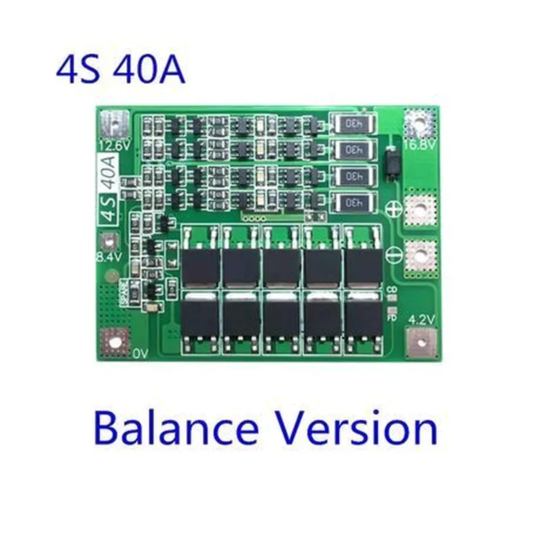 Контроллер BMS 4S 40А с балансировкой