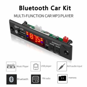 Панель Стерео MP3, FM Плеер С BLUETOOTH 5.0 USB, MICRO SD Пульт Дистанционного 12 Вольт