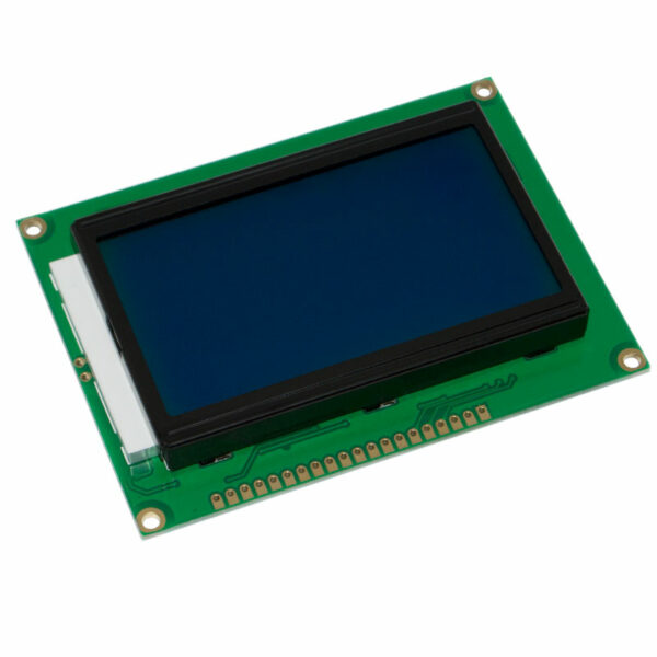 LCD12864B ST7920 ЖКИ дисплей 128х64 точки синий фон, белое изображение