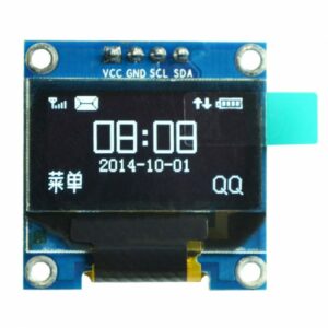 OLED дисплей 0.96" I2C 128x64 (белый) SSD1306