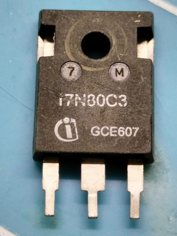 Транзистор SPW17N80C3  17N80C3 N-Channel MOSFET 800V, 17A, 0.29Ω