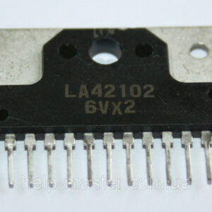 Микросхема LA42102  Audio Output for TV applicati on 10W × 2ch Power Amplifier