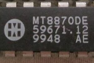 Микросхема MT8870DE MT8870 DIP-18