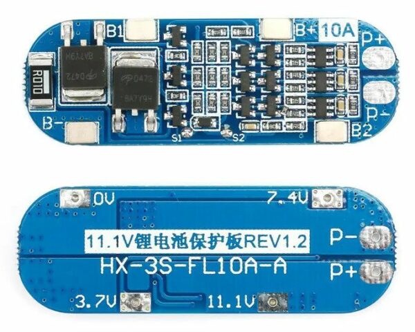 Модуль BMS 3S 10А 12V Плата Контроллер Заряда Разряда 18650