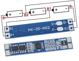 Модуль BMS 3S 8А 12,6V Плата Контроллер Заряда Разряда 18650