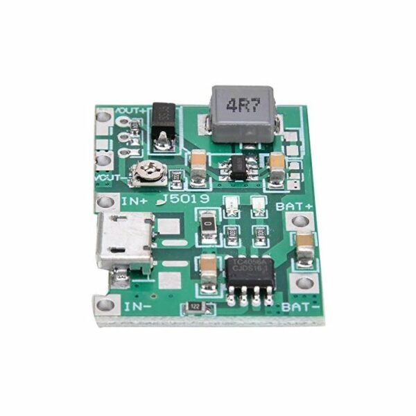 DC-DC повышающий преобразователь + модуль заряда для li-ion micro USB (TP4056 / J5019 hw-357)