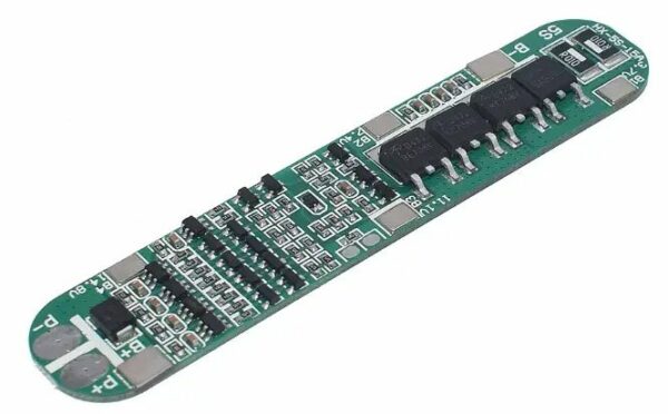 BMS КОНТРОЛЛЕР 5S 15A ДЛЯ LI-ION АККУМУЛЯТОРОВ С БАЛАНСИРОМ, HX-5S-15A, 4Х18Х89 ММ