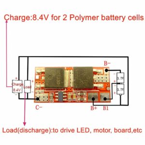 BMS 2S 10 Amper 18650 Li-ion Lipo Lithium Battery Protection Circuit Board Module