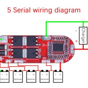 BMS 5S 25 Amper 18650 Li-ion Lipo Lithium Battery Protection Circuit Board Module