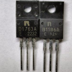 1 пара, 2 штуки Transistor ROHM TO-220FP 2SB1186A + 2SD1763A B1186A D1763A