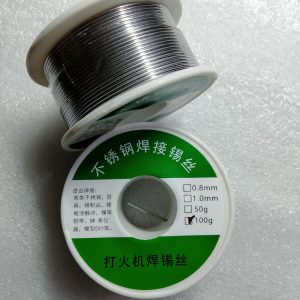 Припой олово Sn60Pb40 с флюсом для пайки в бабине 100гр. 0.8mm